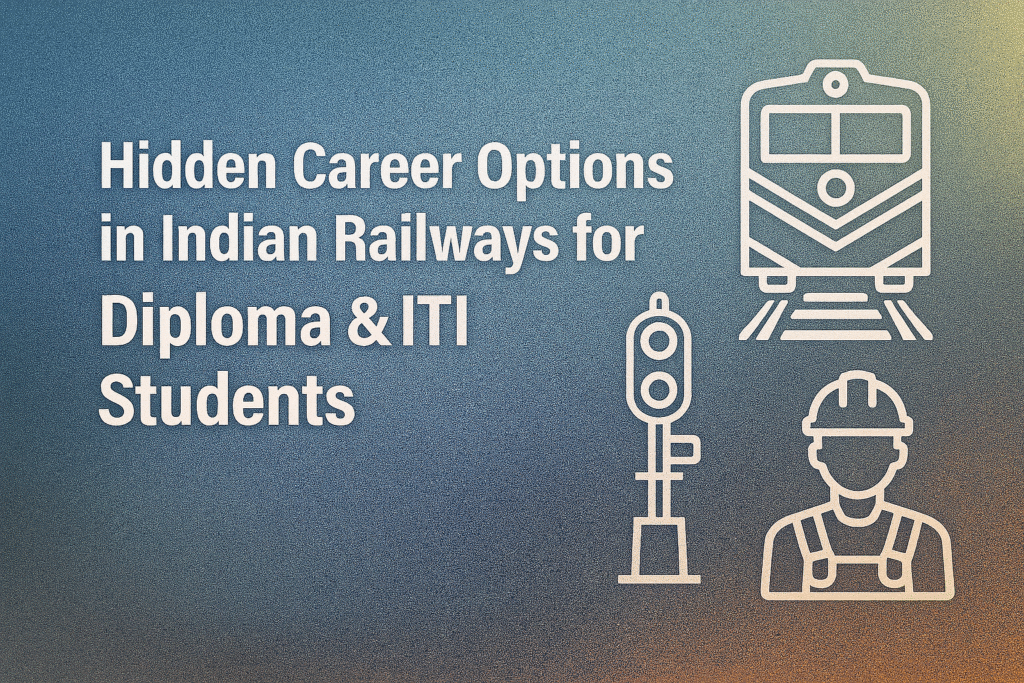 hidden career options in indian railways for diploma iti