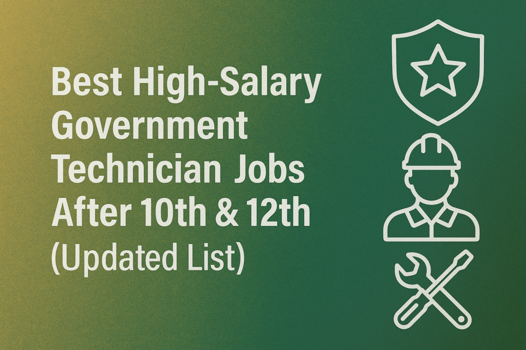 high-salary government technician jobs
