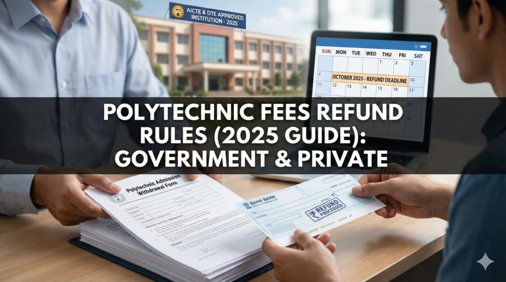 polytechnic fees refund rules 2025-2026 guide